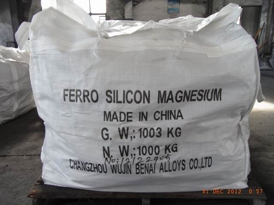 LaF 3 CeO 3 Ferro Silicon Magnesium Lump With Metal Luster For Casting