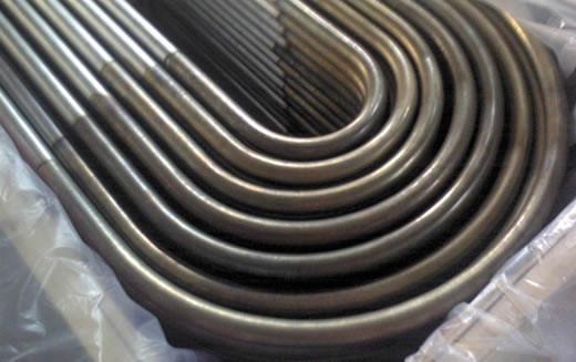 Stainless Steel U Bend Tube ASTM B163, ASME SB 163, ASME B677, EN10216-5 TC2 D4 1.24MM, 1.65MM, 2.0MM, 2.11MM, 2.4MM,2.5