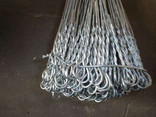 Hot-Dipped Galvanized Iron Wire Binding Double Loop Tie Wire 6" - 22"