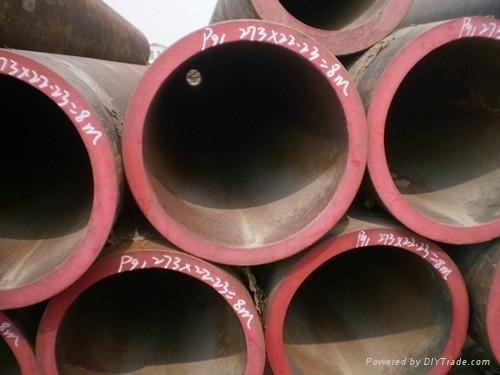 Alloy Steel Seamless Pipes ASMES A335 P91, ASTM A213, ASTM A691, ASTM A182, ASTM A234