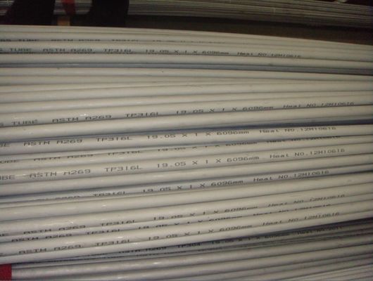 ASTM A269 / ASME SA269 Stainless Steel Tubing , Bright Annealed , Plain End , Plastic Cap TP304 / 304L TP316 / 316L
