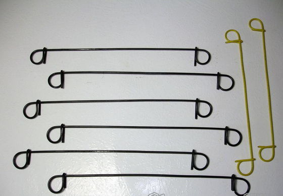 Low Carbon Steel Looped Tie Galvanized Iron Wire BWG12 For Binding Wire