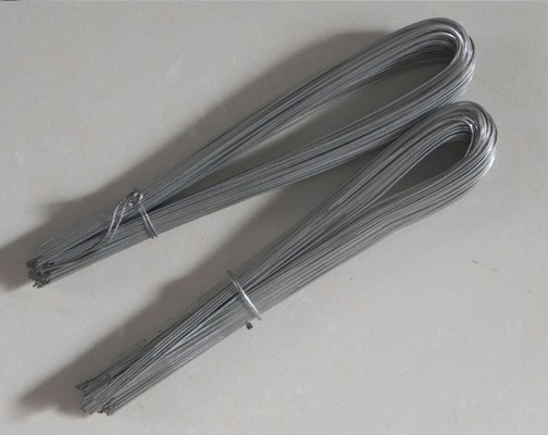 1.2mm Durable Galvanized Iron Wire Black Annealed , U Shape Binding