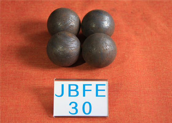 Even Hardness 56hrc - 59hrc B2 D30MM Grinding Media Balls No Surface Defects for Power Stations