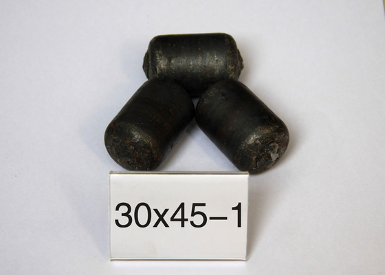 Even Hardness Unbreakable 30x45mm Hot Rolled Steel Cylpebs , Steel Cylpebs for Ball Mill