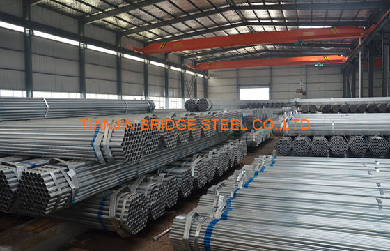 Q235 Q345 Greenhouse Pre Galvanized Steel Tubing , ERW Steel Structure Pipe