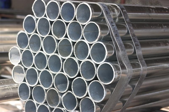 Round EN10219 Seamless Galvanized Steel Tubes Pipe Custom For Hydraulic Pipe